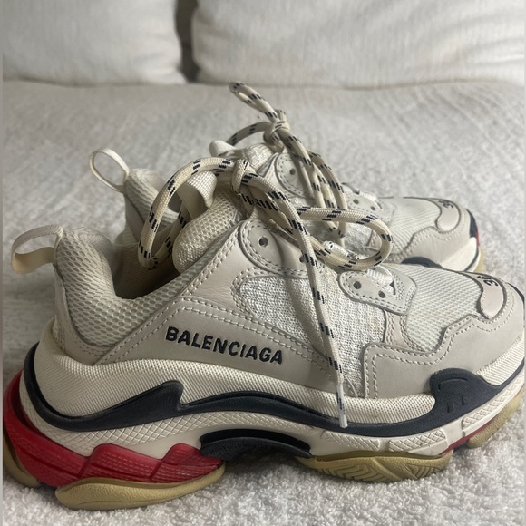 Balenciaga Triple S Sneakers Black/ Red/ White/ Grey - Picture 3 of 4